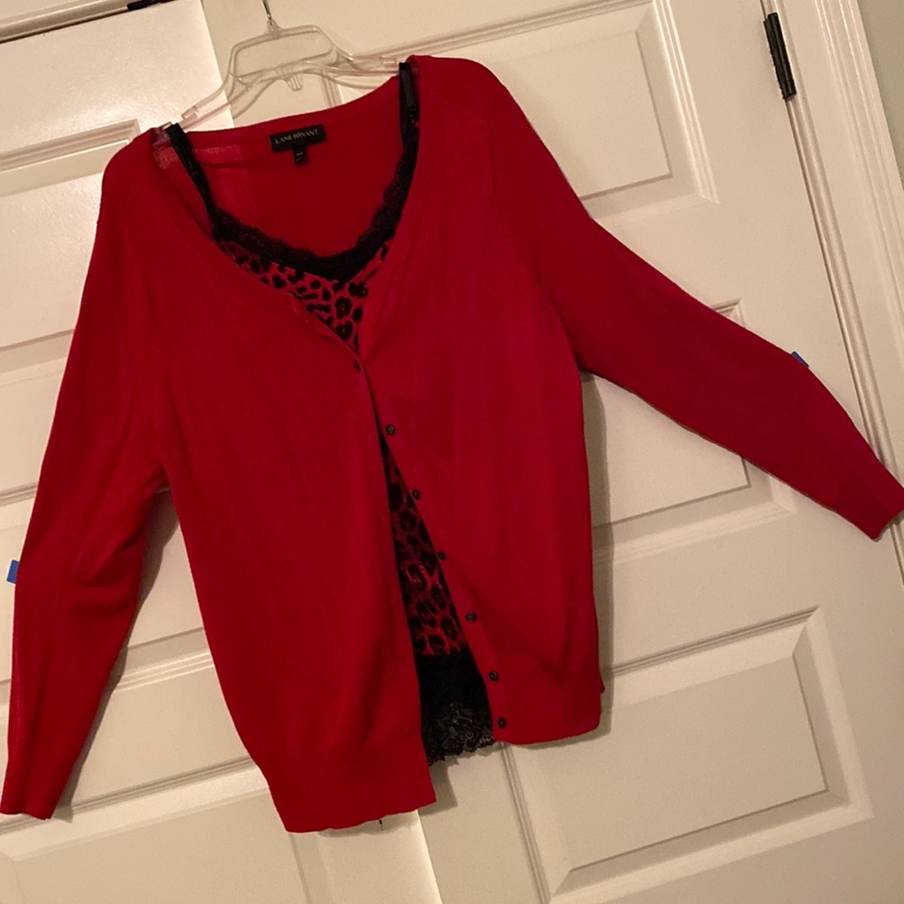 Cardigan set 14/16 from Lane Bryant. Gently used